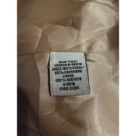 L.L Bean Women's Size 10 Wool Suit Blazer Jacket Tan - Picture 4 of 4